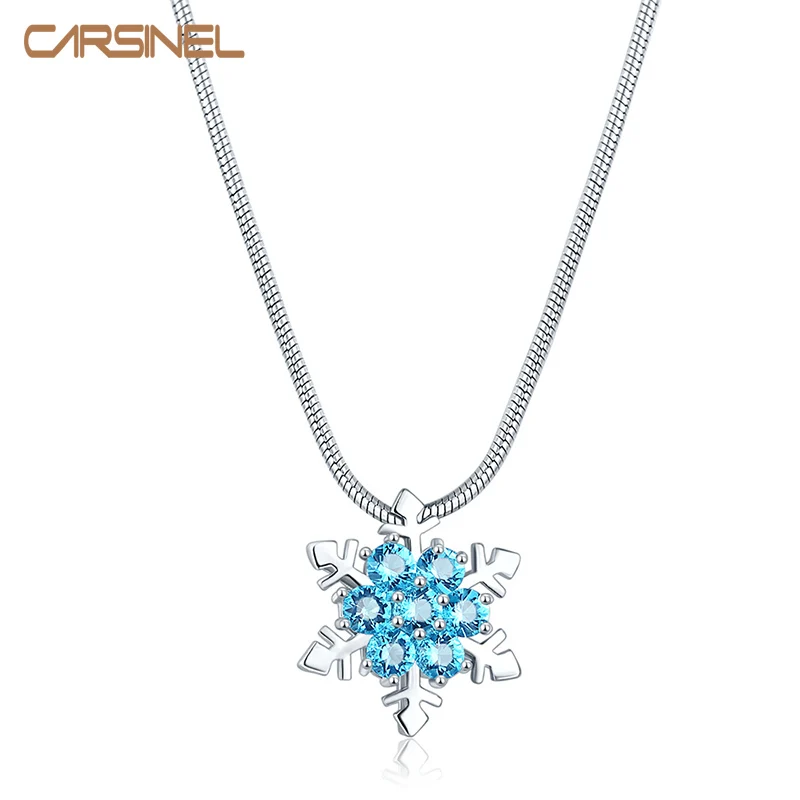 Ожерелье &quotСнежинка&quot|zircon necklace|colorful necklacenecklace snowflake |