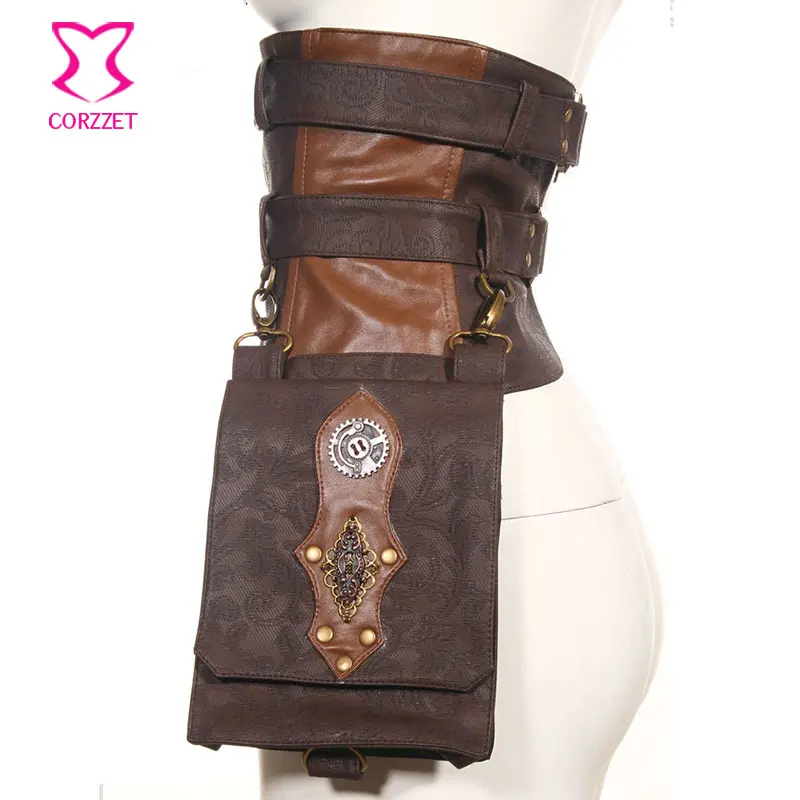 Сумка мессенджер в стиле стимпанк из искусственной кожи панк ретро|cosplay corset|steampunk