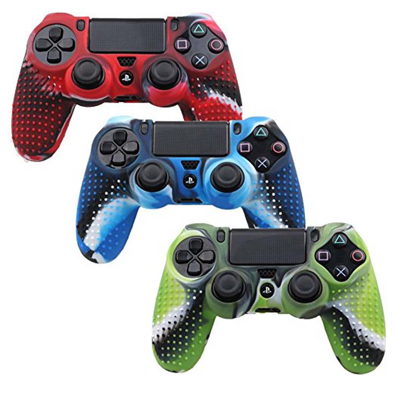 Защитный Противоскользящий Мягкий силиконовый чехол для Dualshock 4 PS4 Slim Pro |