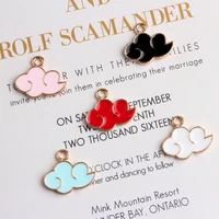 20pcpack multicolor cute cloud drops of oil charms lovely cloud diy accessories necklace bracelet diy jewelry