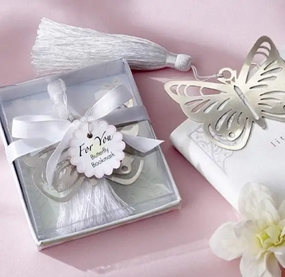 Свадебные сувениры металлическая кисточка Закладка журнал книга отметка