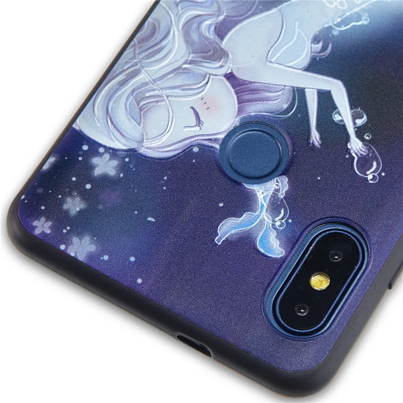 Чехол HEMASOLY для Xiaomi Mi 8 SE силиконовый чехол A1 A2 5C 5X6X6 Plus Note 2 3D рельефный телефона |