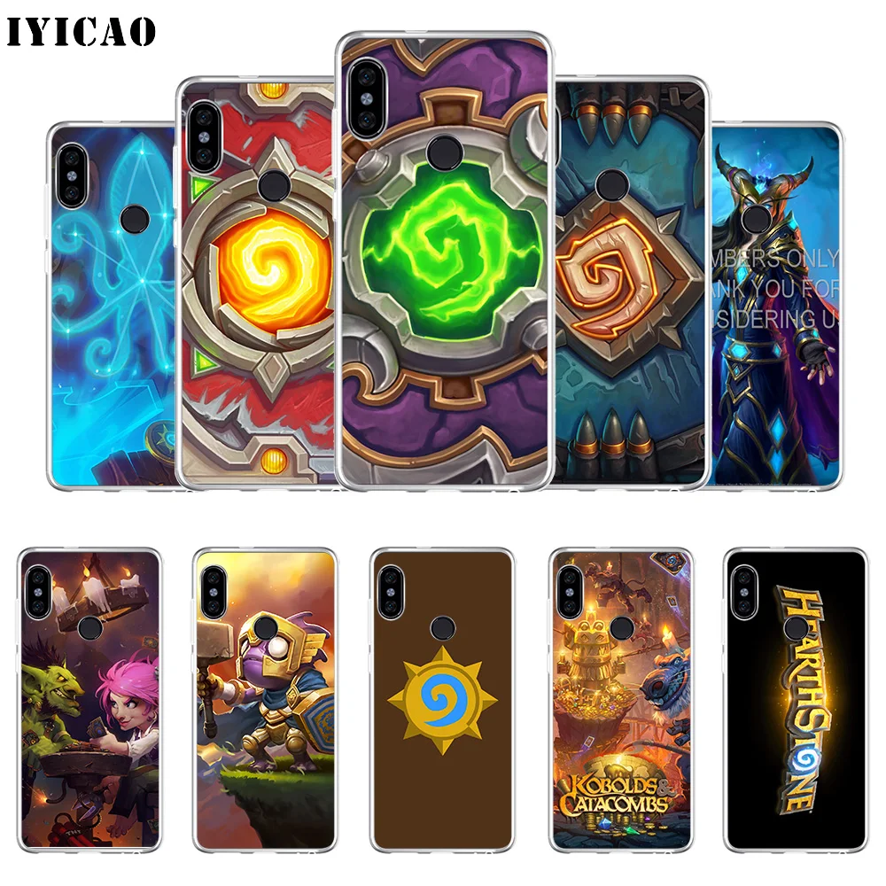 IYICAO HearthStone игровой Мягкий силиконовый чехол для телефона Xiaomi Redmi 4A 5A 6A Note 7 6 5 Pro Plus 4X