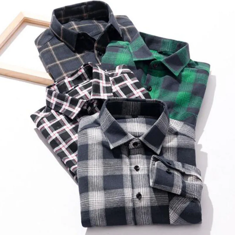 Осенне-зимние популярные мужские модные рубашки с длинными рукавами Camisa