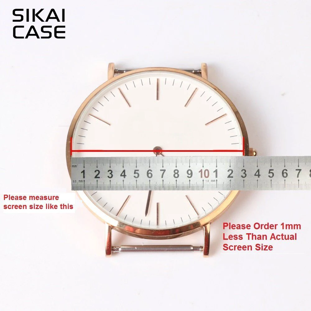 SIKAI 4pcs Tempered Glass Screen Protector For Smart Watch 30 31 32 33 34 35 36 37 38 39 40 41 42 MM Smart Watch Glass Screen