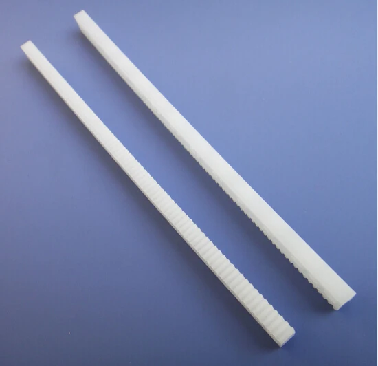 

F17634 5Pcs DIY Toy Accessory Plastic Straight Rack Pinion Gear Sprocket Synchronous Round Nylon Gears Machining
