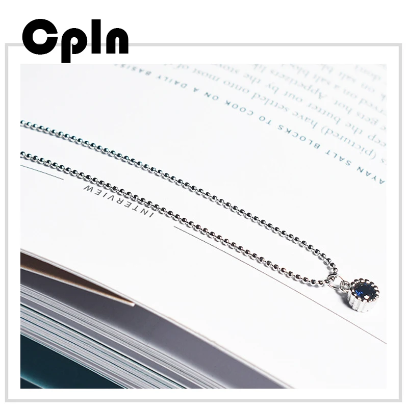 Cpln 925 стерлингового серебра красочные бусины синие женские ножной браслет