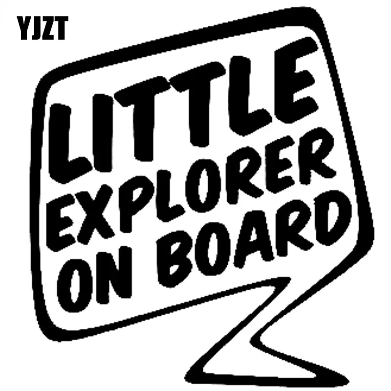 YJZT 14 см * 15 4 виниловые автомобильные наклейки с изображением маленького Explorer on Board