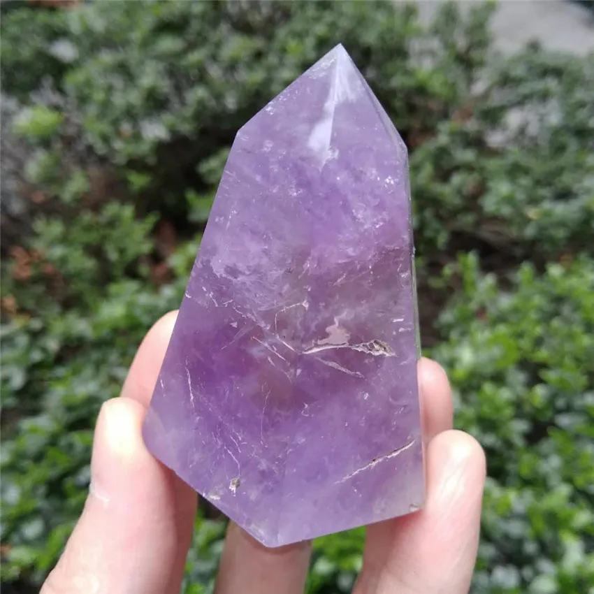 Аметистовый кристалл фиолетовая кварцевая точка искусственная корона