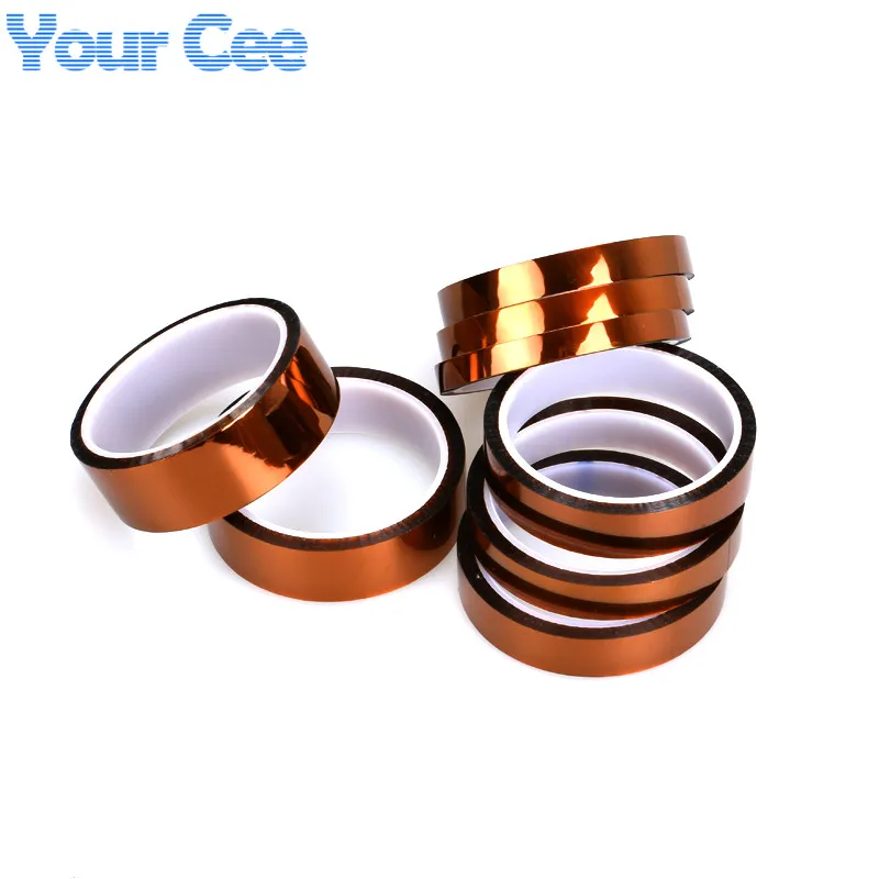 Термостойкая лента полиимидная для 3D принтера BGA PCB SMT до 250 градусов Цельсия 2 шт. 10