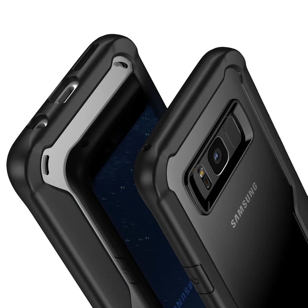 Для Samsung Galaxy S8/S8 Plus мягкая задняя крышка из ТПУ и акрила противоударный Прозрачный