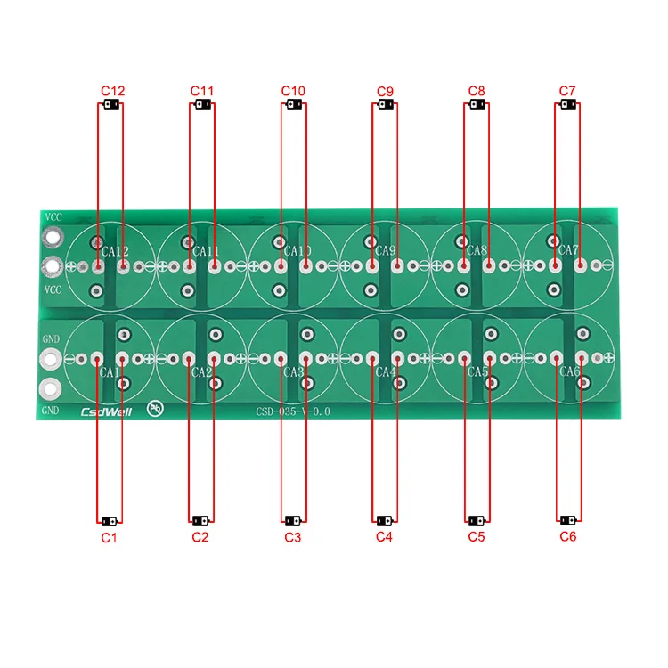 NEW 1PC 3.0V 350F 360F 400F 450F Twelve series of super capacitor are pressure plate 232 * 85mm balance board | Электроника