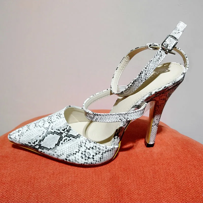 Пикантные женские туфли лодочки на высоком каблуке шпильках с острым носком из