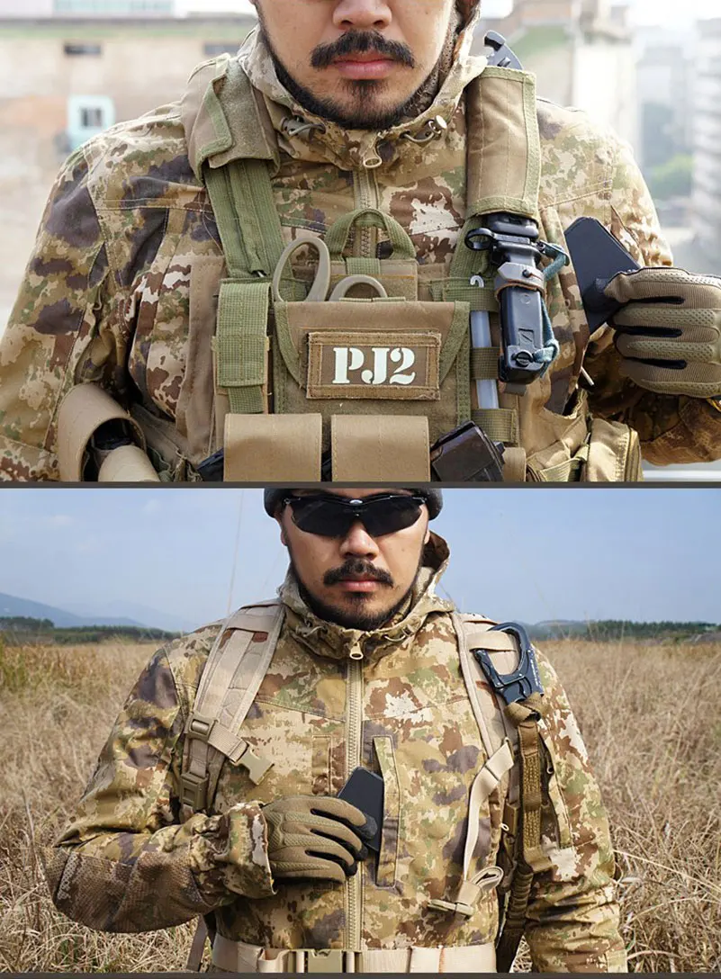 Onebow тактический военный Открытый куртка мужская зимняя охотничья камуфляжное