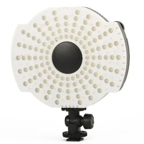 

NanGuang CN-126B LED Video Camera Microphone Mount Lamp with Filters 3200K/5400K 128pcs led lights