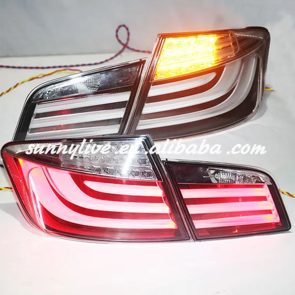 2010 2013 год для BMW F10 F18 520 525 530 535i LED Фонарь Задний Лампы мотоциклов Chrome корпус дБ