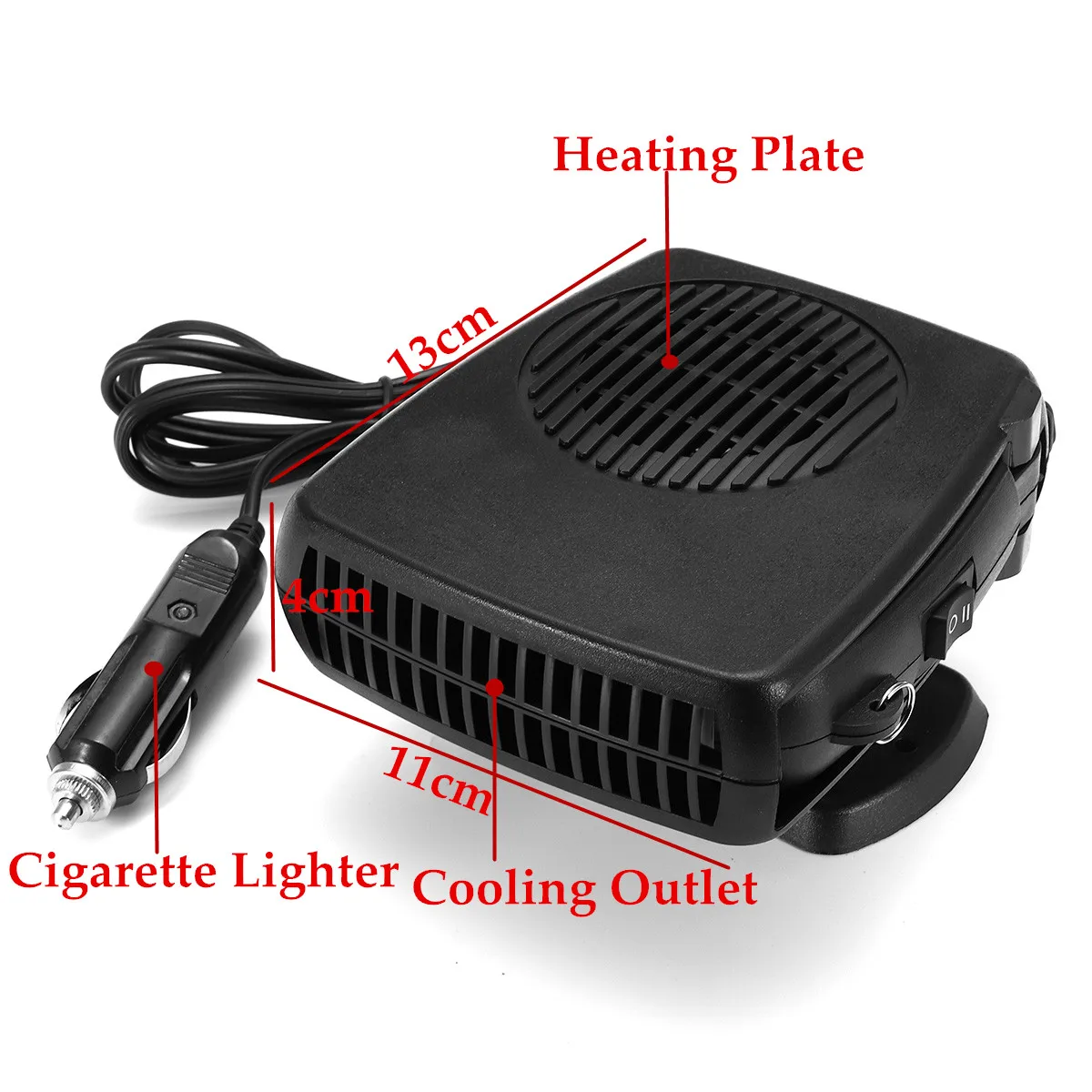 12 V/24 V 200W Портативный автомобильный обогреватель вентилятор воздушный охладитель для лобового стекла обогреватель обогревающая вентилятор