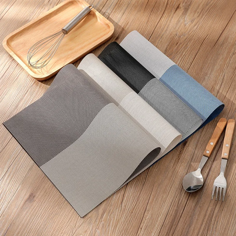 2PCS/Lot PVC European Table Mat Dinner Placemat Slip Resistance Dinning Decorating | Дом и сад
