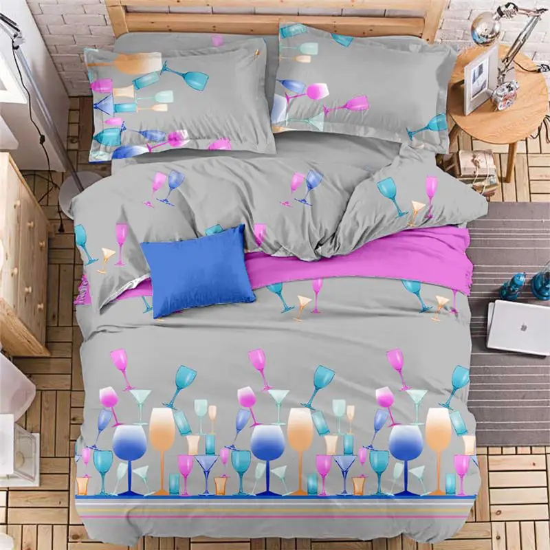 Дети Для мальчиков и девочек домашний текстиль 4 шт./лот хлопок Постельное бельё