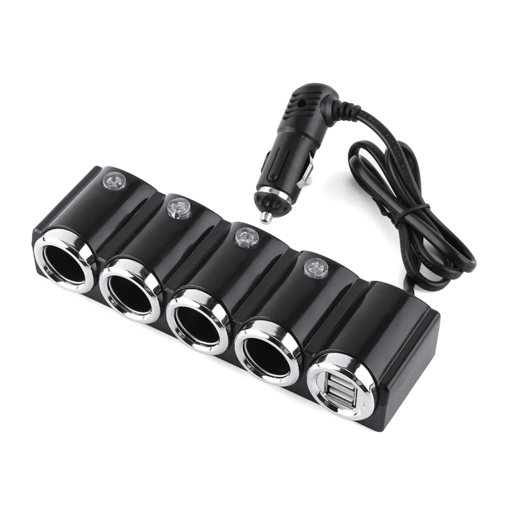 12 В/24 В USB 4-полосная розетка для автомобильного прикуривателя разветвитель