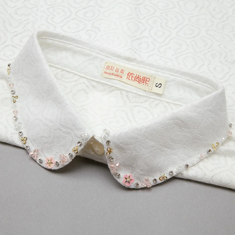 Белый кружевной воротник с фальш-воротником женские съемные воротники 2018