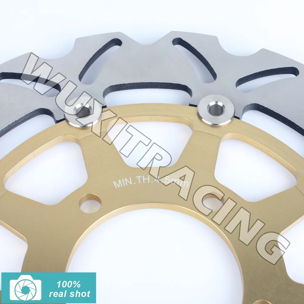 300 мм полный набор спереди и сзади тормозные диски роторов колодки для Kawasaki ZX6RR ZX6