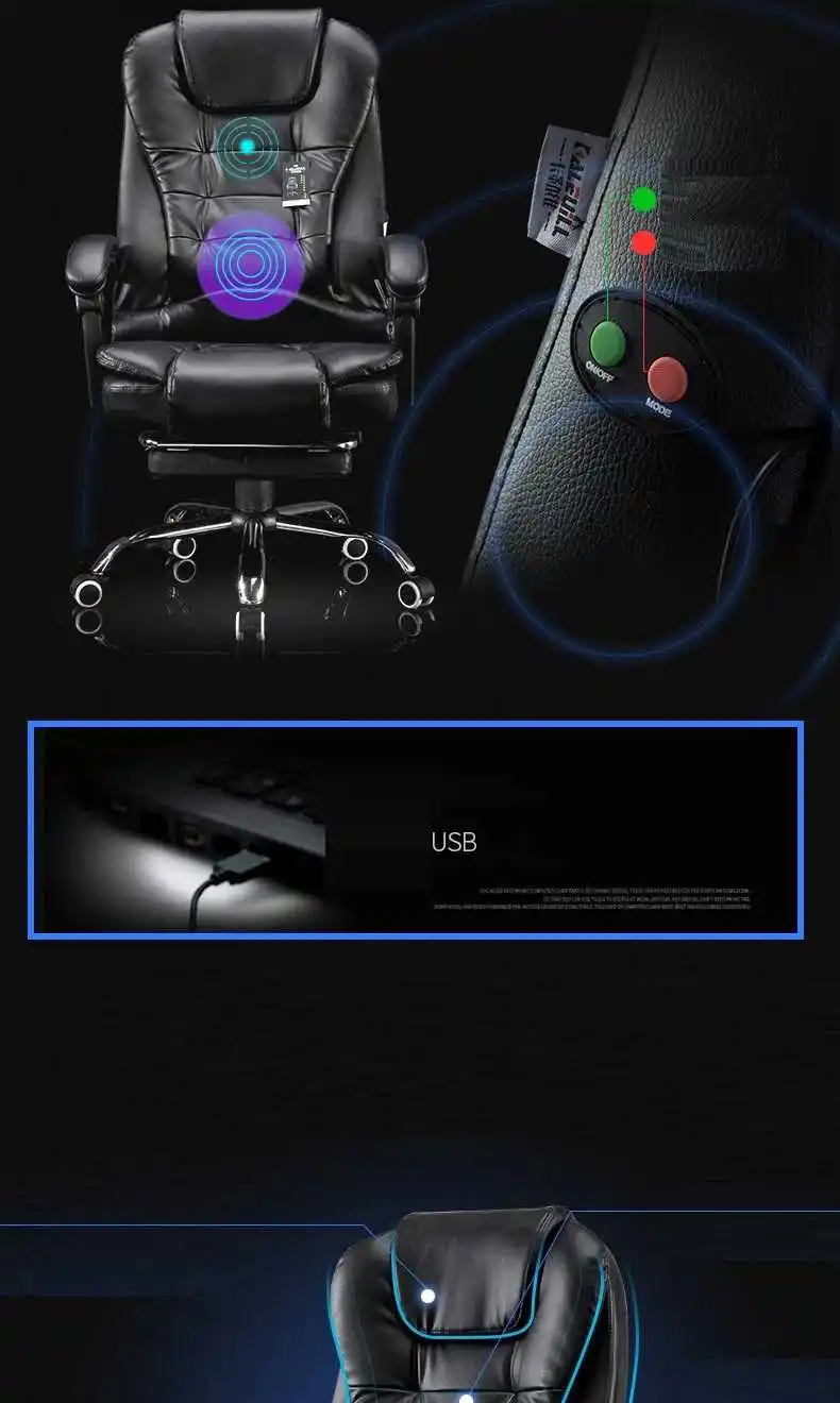 Oficina Boss Stoel шезлонг Ordinateur Sedia кожа Silla Cadeira геймер игровой массаж офис эргономичный на коленях компьютерное кресло