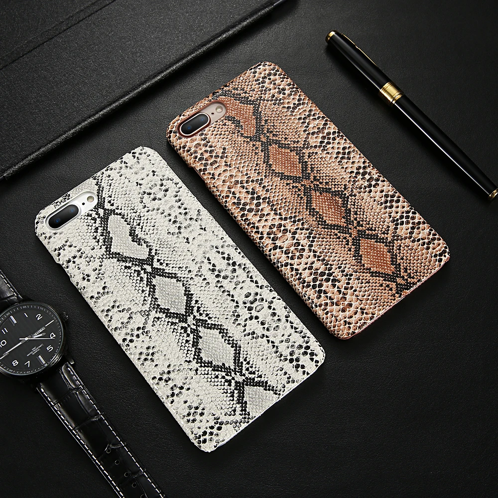 KISSCASE змеиная кожа чехол для телефона iPhone 8 7 6s плюс XS X Чехол Жесткий ПК 11 Pro Макс 5 5S