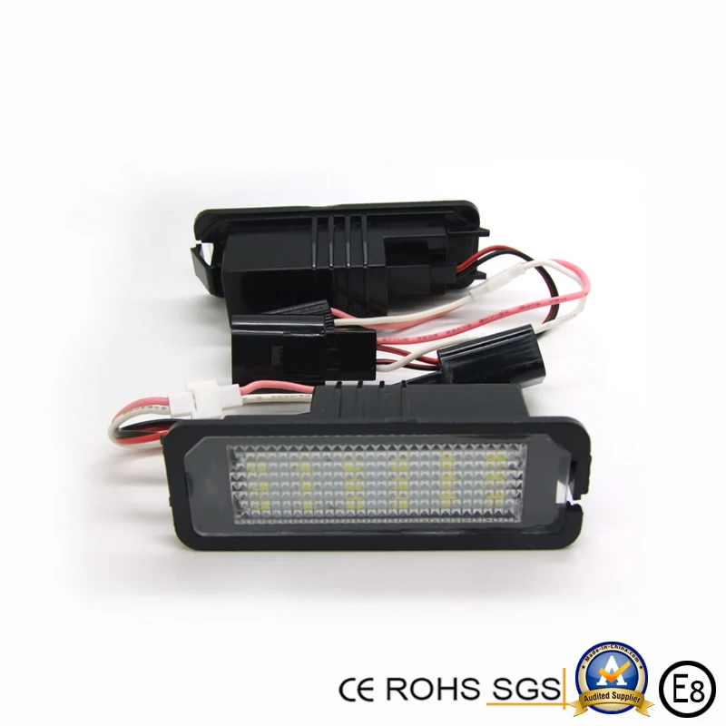 Без ошибок 2 светодиодный т. светодиодные лампы для номерного знака автомобиля 12