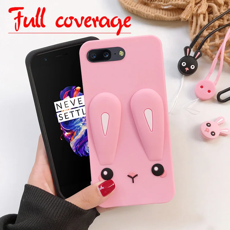 Полная защита чехол для One Plus 6 5 лет силиконовый мультфильм Soft Cell телефона OnePlus T