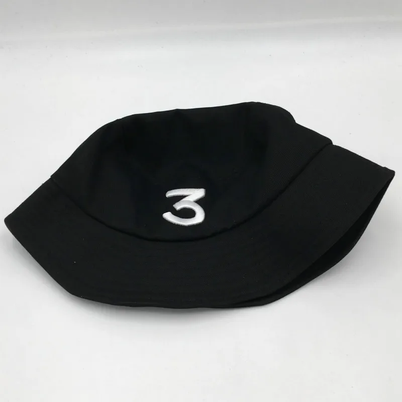 Черная CHANCE 3 bucket hat хип хоп женская белая рыболовная Кепка с вышивкой унисекс