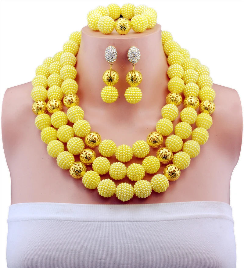 Набор ювелирных изделий для женщин набор из шариков и чокеров|african beads|bridal jewelry
