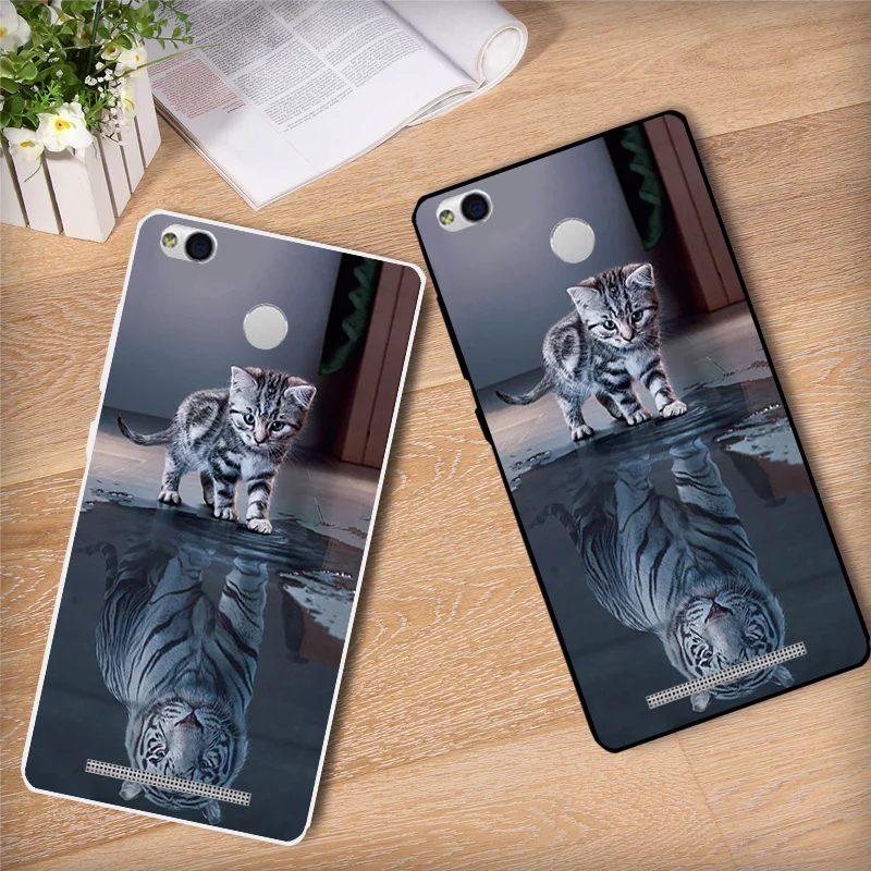 Luxury Silicone for Redmi 3 Pro Transparent Cell Anti Knock Phone Case 5 inch Soft TPU Back Cover Xiaomi 3S Prime Capa |