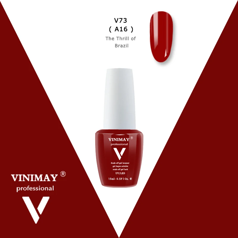 V73 VINIMAY УФ-гель для ногтей геллак верниз гель цвет ногтей праймер гель краска Nagellak vernis полуперманентный стойкий гель лак - Цвет: V73