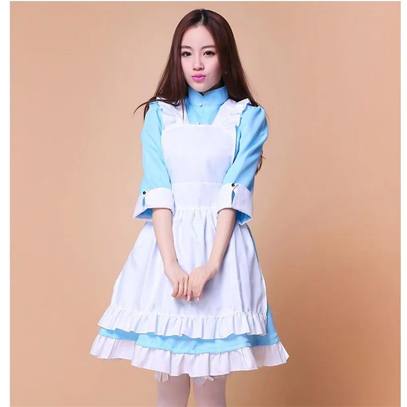 BOOCRE аниме Kagerou Проект Kozakura Mari Mary Косплей костюмы горничной одежда Униформа платья