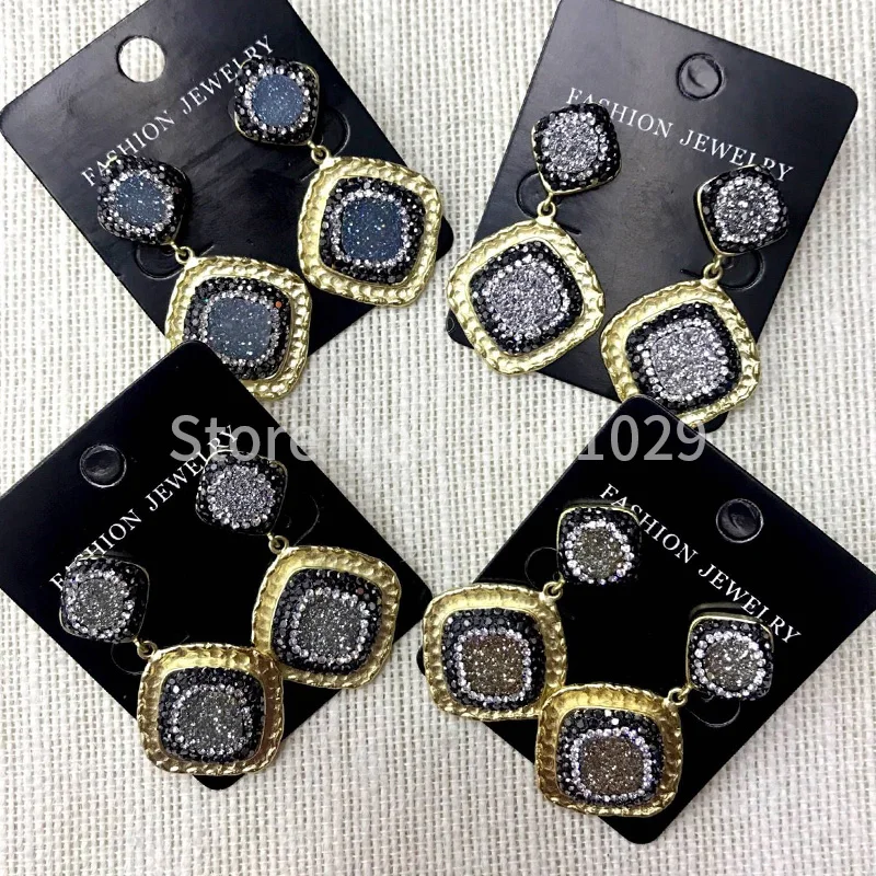 Европейские и американские роскошные цветные бриллианты модные популярные