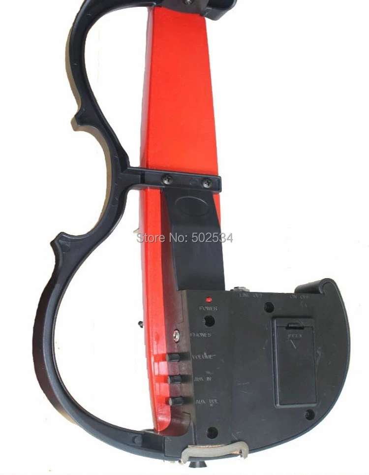 Красный начинающих деревянная электрическая скрипка/скрипка на продажу