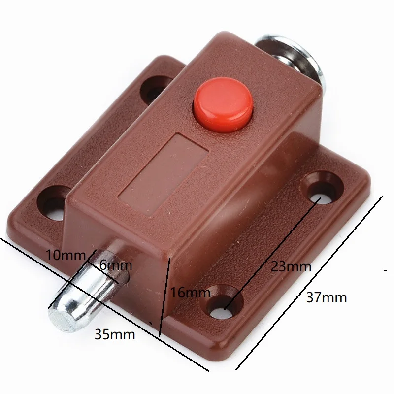 2 шт./лот автоматический болт для мебели дверь окно шкаф коробка защелка ящик