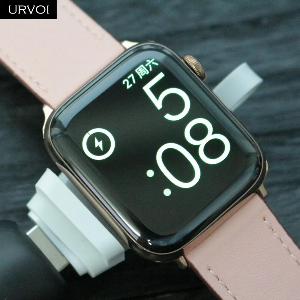 URVOI зарядное устройство для Apple Watch серии 4 3 2 1 беспроводной держатель Портативная