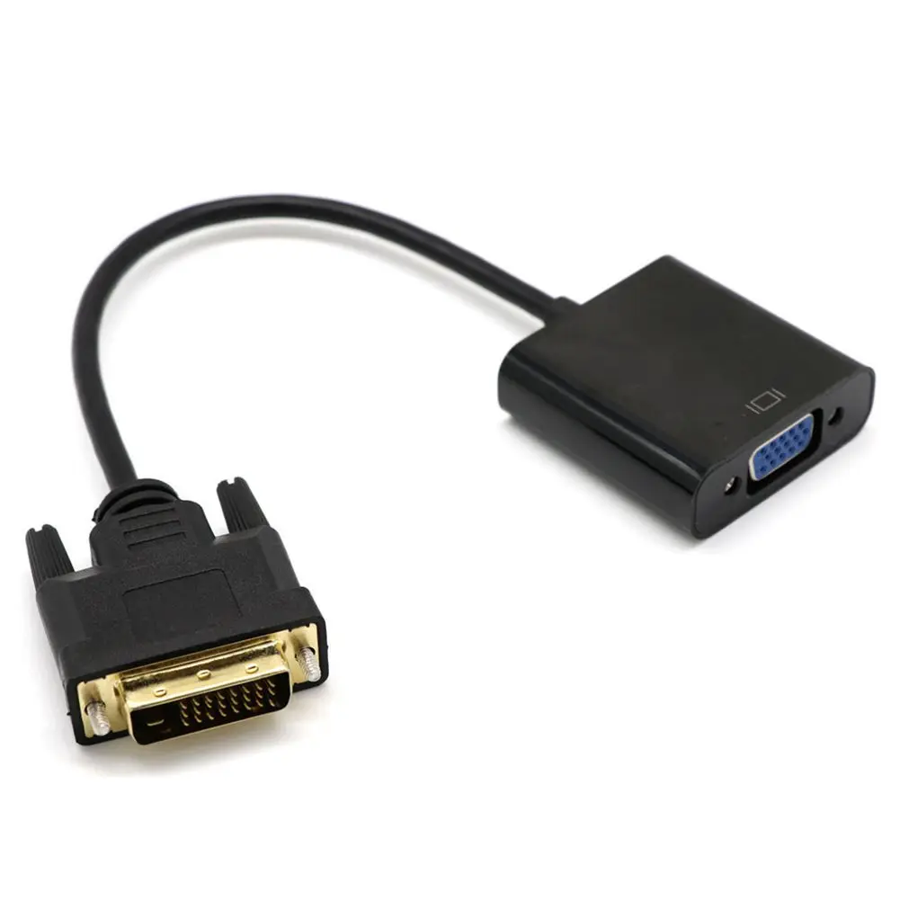 Стандартный адаптер DVI Vga WAWPI штекер гнездо 24 + 1 A VGI цифровой DVI24 в VGA для ПК