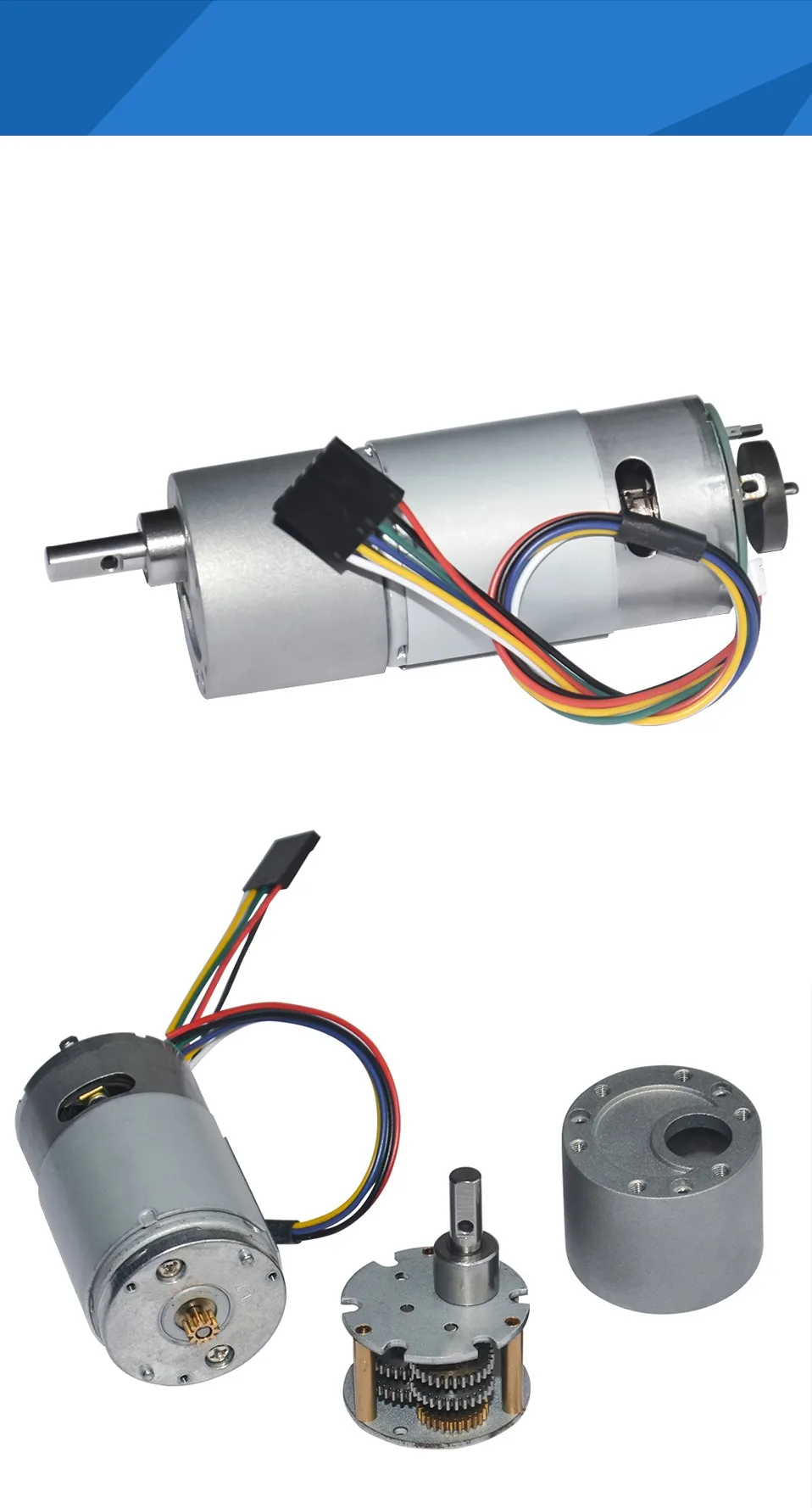 37GB555H DC Шестерни Мотор 12V 24V 10/18/30/55/85/120/170/280/500/900 об/мин двусторонний Регулируемый DC Шестерни двигатель с датчиком для "сделай сам"