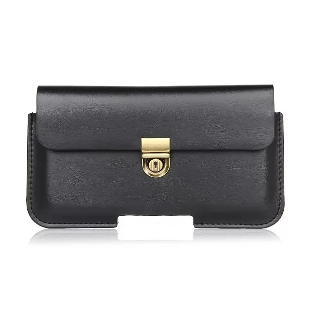 Multifunction Horizontal Hook Loop Belt Pouch PU Leather Buckle Phone Cases For All Smartphone 4.7&quot Below Wallet Cover |