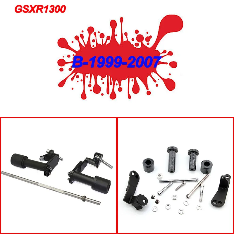 For Suzuki GSXR1300 GSX-R GSXR 1300 GSX 1300R Hayabusa Frame Slider Crash Pad Falling Protection Motorcycle Parts 1999-2016 | Автомобили и