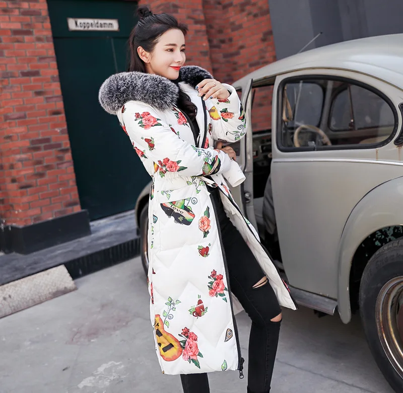 Новое зимнее женское пальто куртка 2018 Повседневная зимняя для женщин парка с