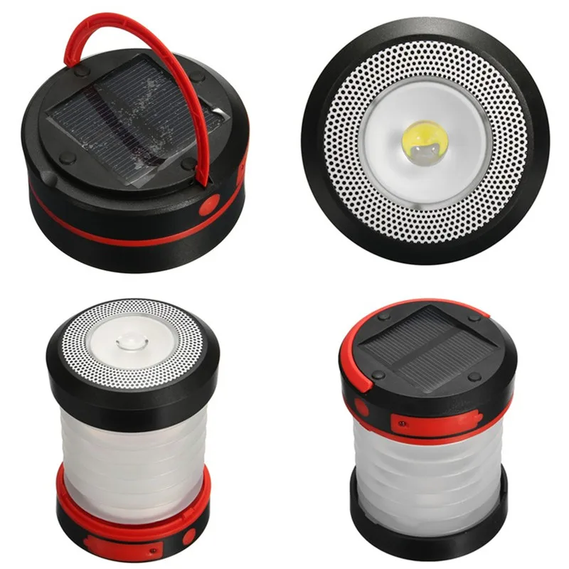1 Вт Мини Солнечный Фонарь Кемпинг Палатка свет складной LED USB перезаряжаемый