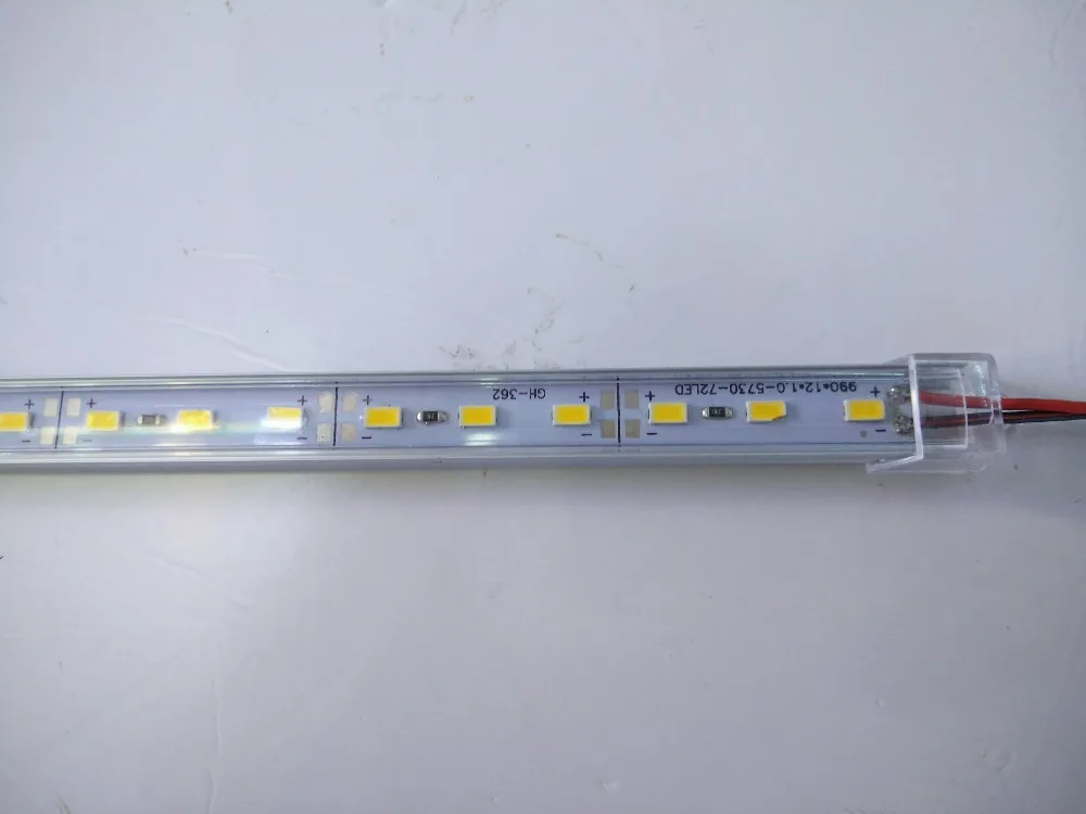 5 шт. * 35/50 см фабричная оптовая продажа 50 DC 12 В 36 SMD 5630 LED Жесткая светодиодная лента