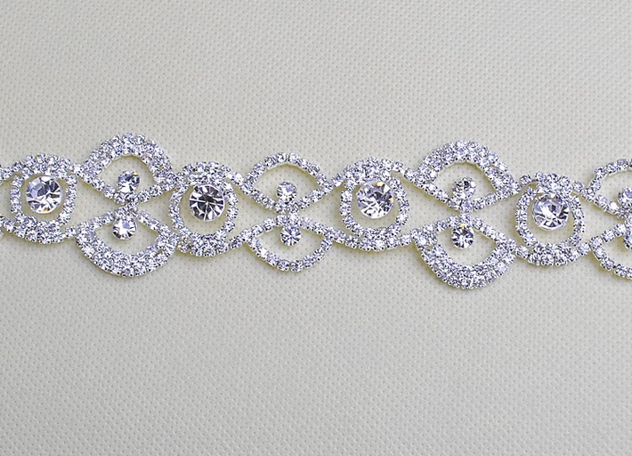 5 ярдов/партия серебряная цепочка с кристаллами | Дом и сад