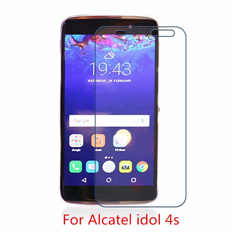 Закаленное стекло для Alcatel One Touch Idol 4 (5 2 дюйма) защита экрана 2.5D 9H Защитная пленка