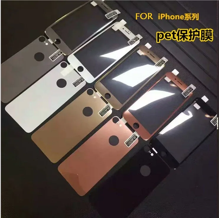 2 шт./лот PET Мягкий край 3D Защитная пленка для экрана iPhone 7 8 6 6s plus X Ten полное