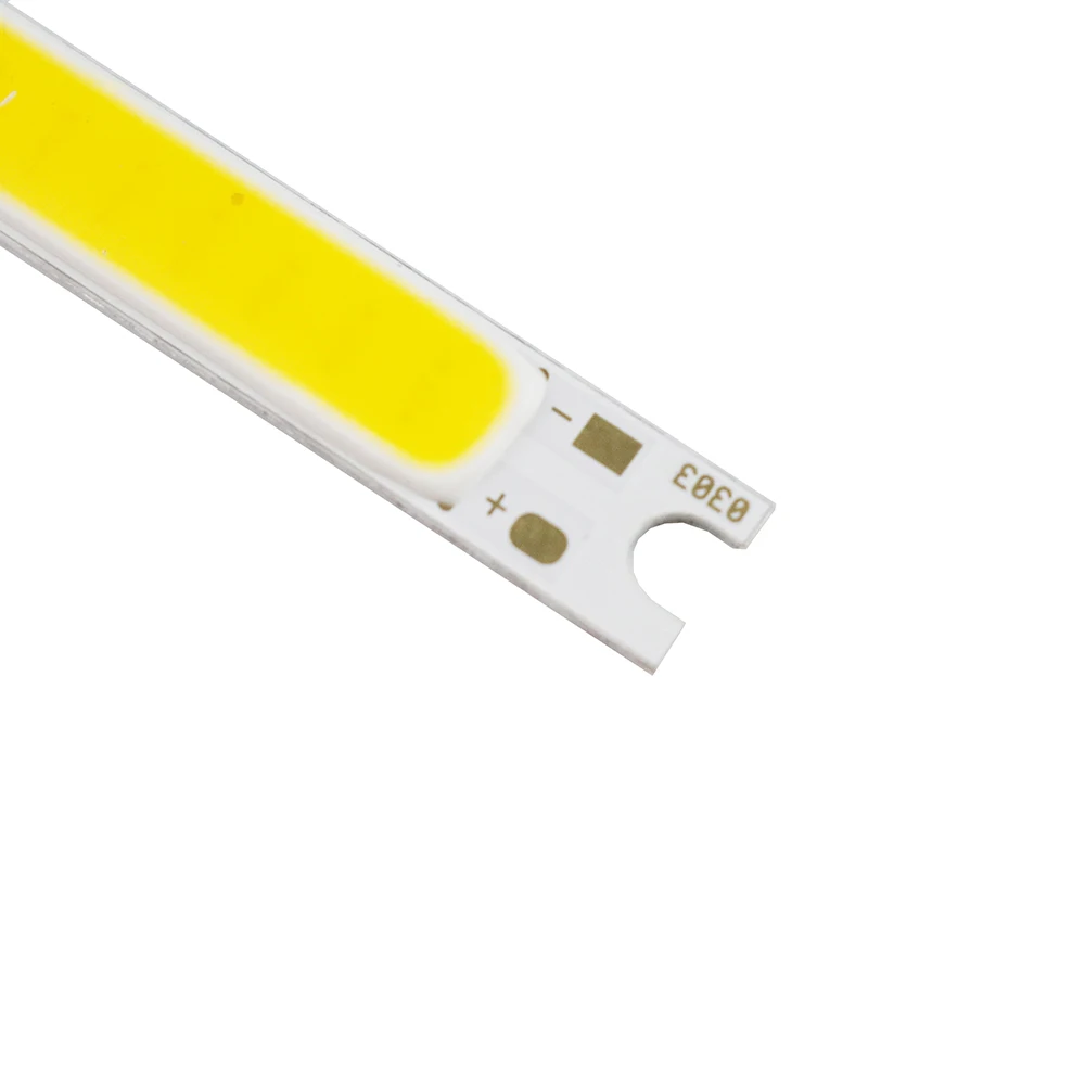 2 шт. Cob светодиодный источник света Epistar Chip 3W DC9 11V сверхъяркая Лампа 48*7 мм изделие